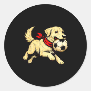 Adesivo Cachorro Labrador Retriever Engraçado Jogando Jogo