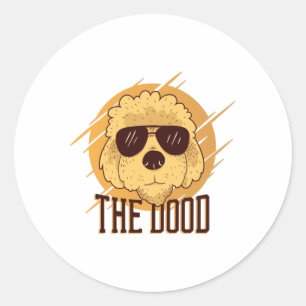Adesivo Cachorro Legal de Goldendoododododle