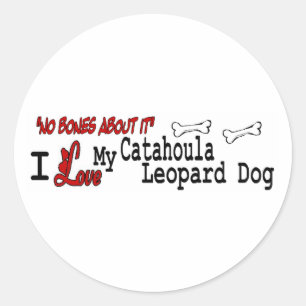 Adesivo Cachorro-Leopardo Catahoula (I Love)