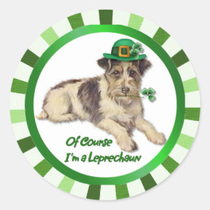 Adesivo Cachorro Leprechaun