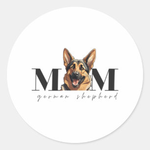 Adesivo Cachorro Mãe GERMAN SHEPHERD DOG Camiseta Clássica