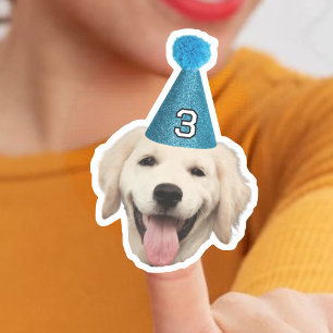 Adesivo Cachorro Mãe Olhos, Festa de aniversário Personali