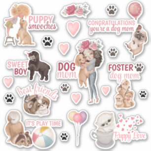 Adesivo Cachorro Mãe Vinil Stickers