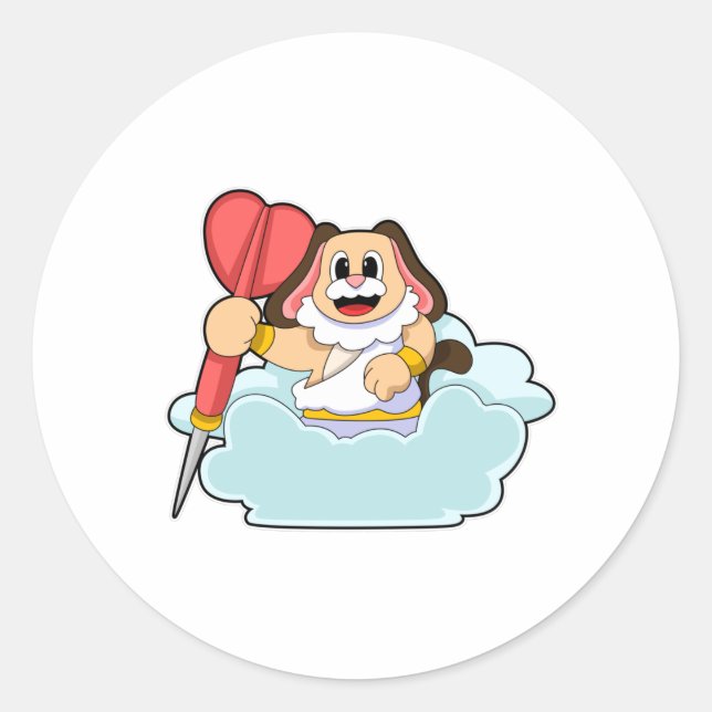 Adesivo Cachorro nas Trevas com Arte (Frente)