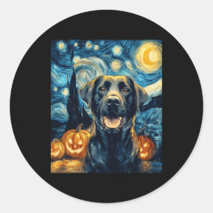 Adesivo Cachorro Negro-Bonito Labrador Cachorro Halloween