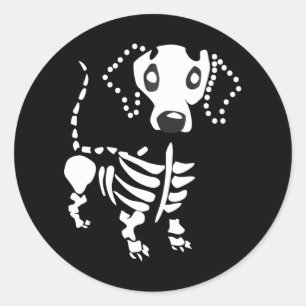 Adesivo Cachorro-Osso-Cão-De-Osso-Caco-Dachshund