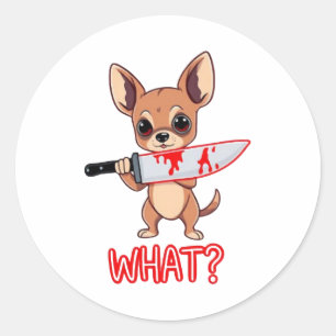 Adesivo Cachorro Pequeno e Doce Chihuahua