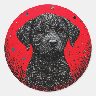 Adesivo Cachorro Preto Caprichoso