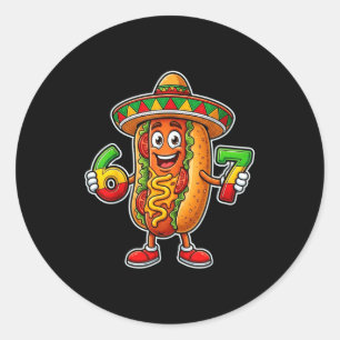 Adesivo Cachorro-quente comida mexicana festa cinco de mai