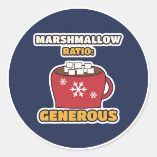 Adesivo Cachorro Quente Generoso Proporção de Marshmallow