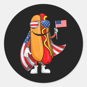 Adesivo Cachorro-Quente Sungles Bandeira Americana EUA Eng