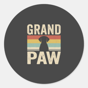 Adesivo Cachorro Retro Antigo Grand Paw