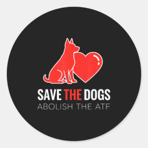 Adesivo Cachorro Salve Os Cachorros Design De Coração De C