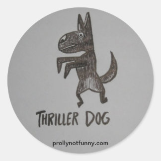 Adesivo Cachorro Thriller