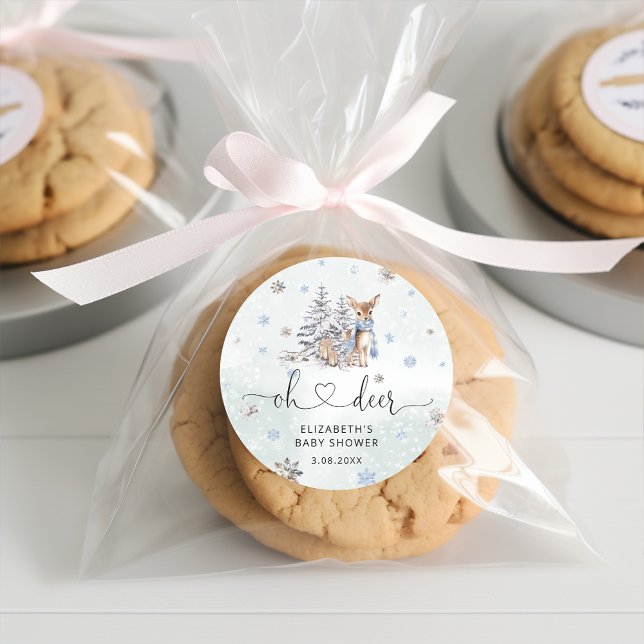 Adesivo Cachorro, Veado de inverno (Criador carregado)