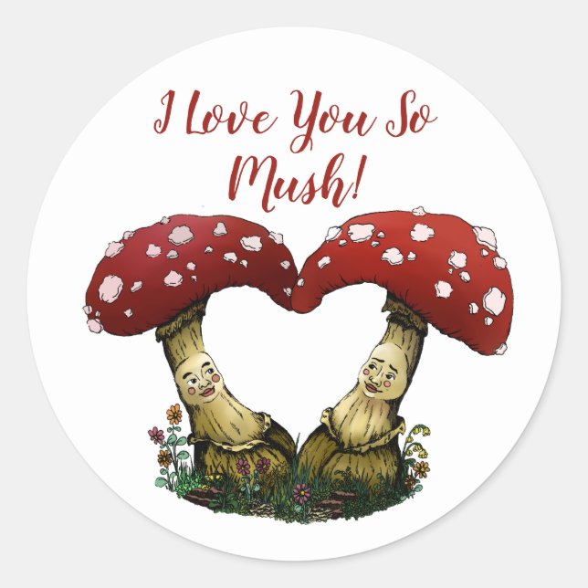 Adesivo Cachorro Vermelho Cachorro Que Amo Você Dia de os  (Frente)