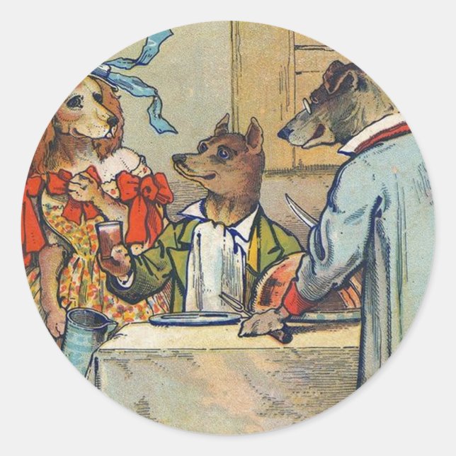 Adesivo Cachorro Vitoriano Janto Vestido Cachorro (Frente)