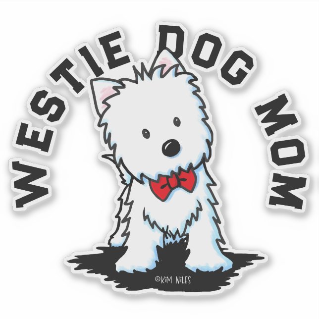 Adesivo Cachorro Westie (Frente)