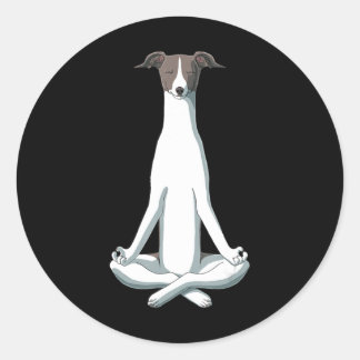 Adesivo Cachorro | Yoga Italiano Greyhound