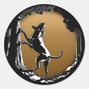 Adesivo Cachorros Cachorros Caçadores Caçando Vinhetas Cac