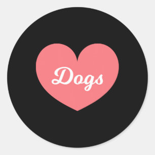 Adesivo Cachorros São O Que Eu Amo Muito Mais Do Que A Min