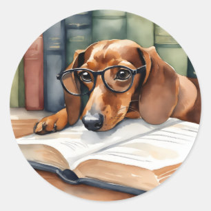 Adesivo Cachshund Vintage Aquecidora