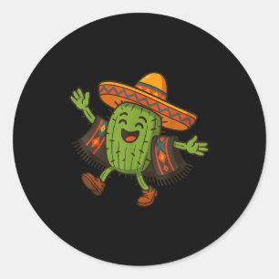 Adesivo Cacto Cinco De Mayo Chapéu _1