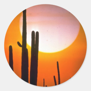 Adesivo Cacto do Saguaro, deserto de Sonoran, deserto dos
