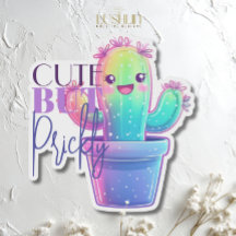 Cacto Fofo mas Espinhoso – Design Divertido de Suc