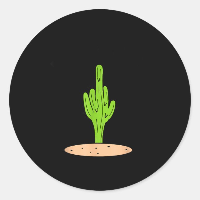 Adesivo Cactus Don't Be A  (Frente)
