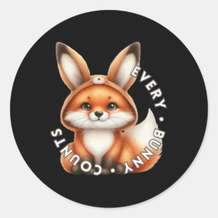 Adesivo Cada Coelhinho Conta - Fox Sticker