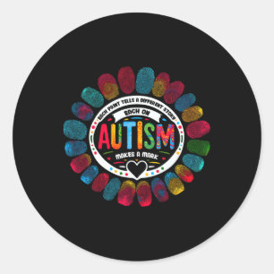 Adesivo Cada Impressão Conta Uma História Diferente Autism
