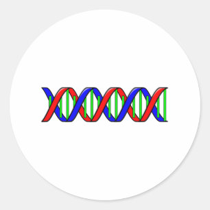 Adesivo Cadeia de DNA da ciência