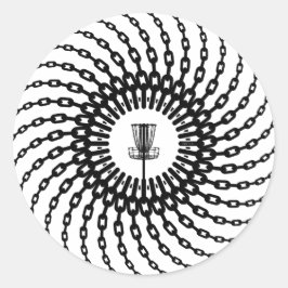 Adesivo Cadeias de cestos de golfe de disco