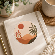 Caderno Sol do Deserto Boho