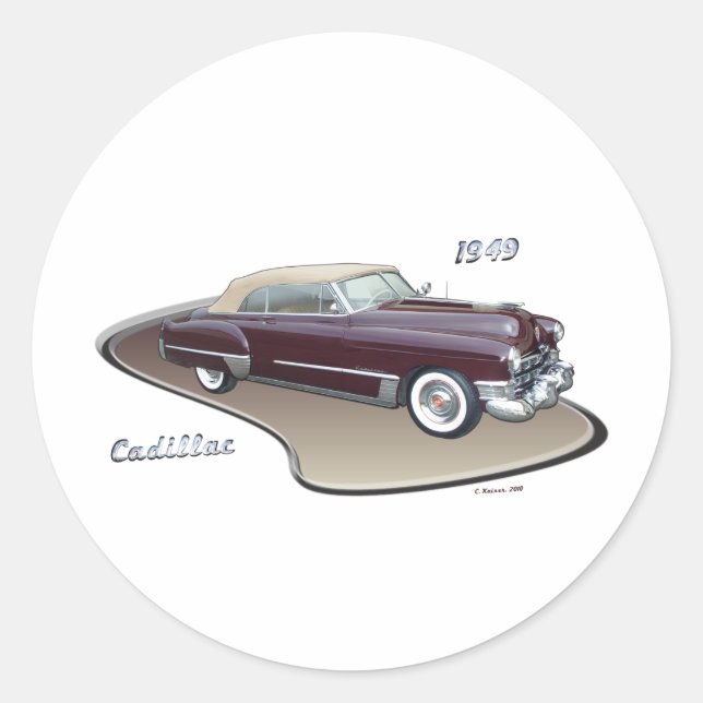 Adesivo cadillac 1949 (Frente)