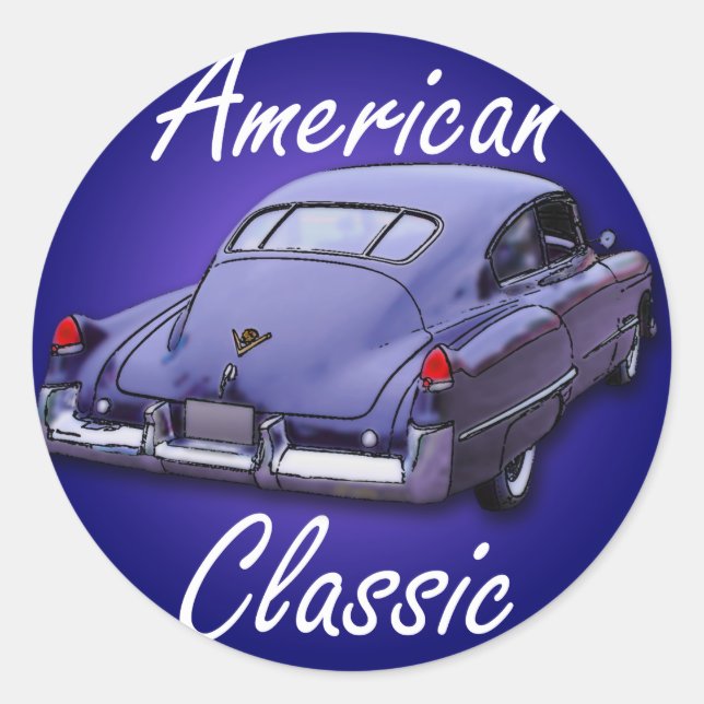 Adesivo Cadillac American Classic 1949 (Frente)
