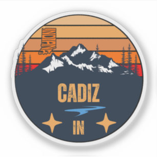 Adesivo Cádis, Indiana
