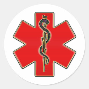 Adesivo Caduceus Médico