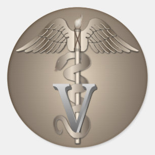 Adesivo Caduceus veterinário
