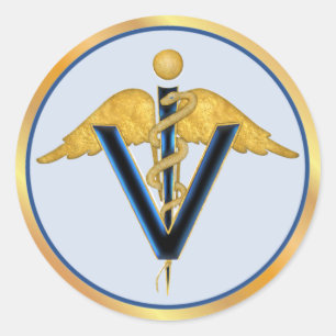 Adesivo Caduceus veterinário