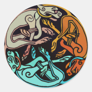 Adesivo Cães Célticos