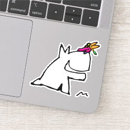 Adesivo Cães com Dragonfly Doodle