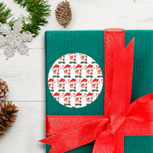 Adesivo Cães da Raça Podengo Português Estrelas de Natal