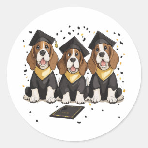 Adesivo Cães de Cães de Caça de Graduação