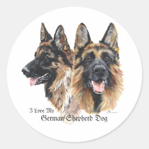 Adesivo Cães de german shepherd