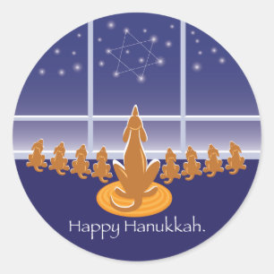 Adesivo Cães de WagsToWishes_Menorah