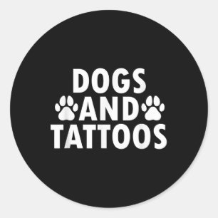 Adesivo Cães E Tatuagens