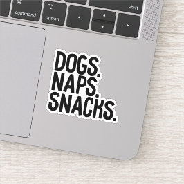 Adesivo Cães Naps Snacks