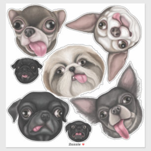 Adesivo Cãezinhos